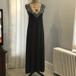 🛍Zara Knit sequined maxi size S